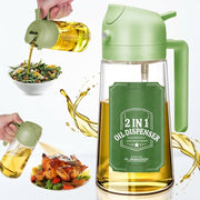 2-in-1 Oil Dispenser and Sprayer for Kitchen