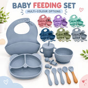 10-Piece Silicone Baby Feeding & Weaning Set