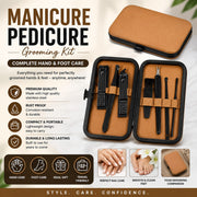 Travel Manicure & Pedicure Grooming Kit (7-Piece Set)
